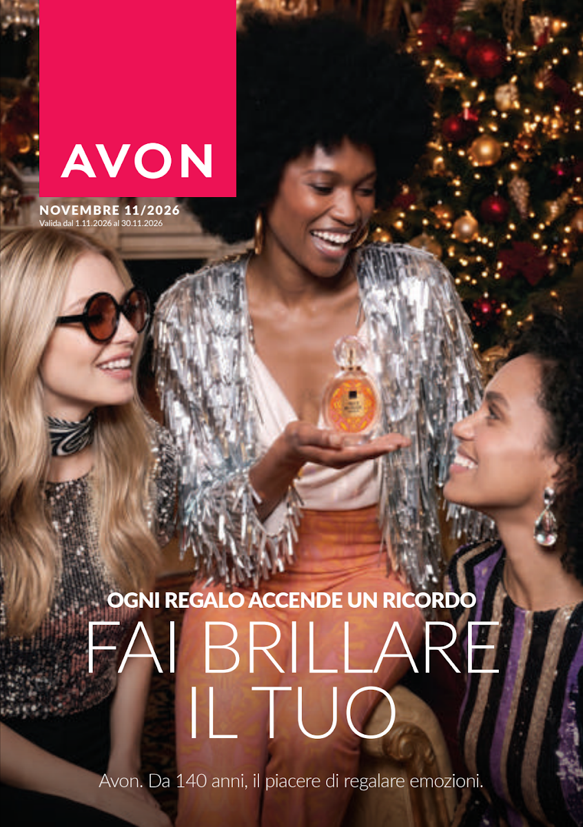 Copertina del catalogo Avon novembre 2026
