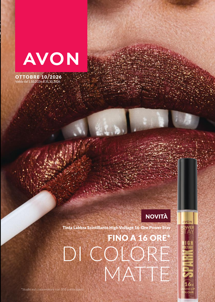 Copertina del catalogo Avon ottobre 2026